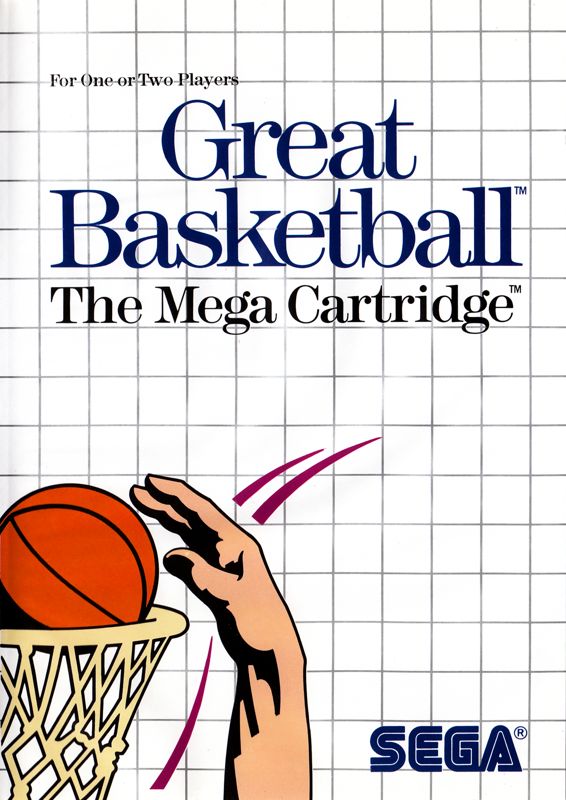 Great Basketball box art for Sega Master System